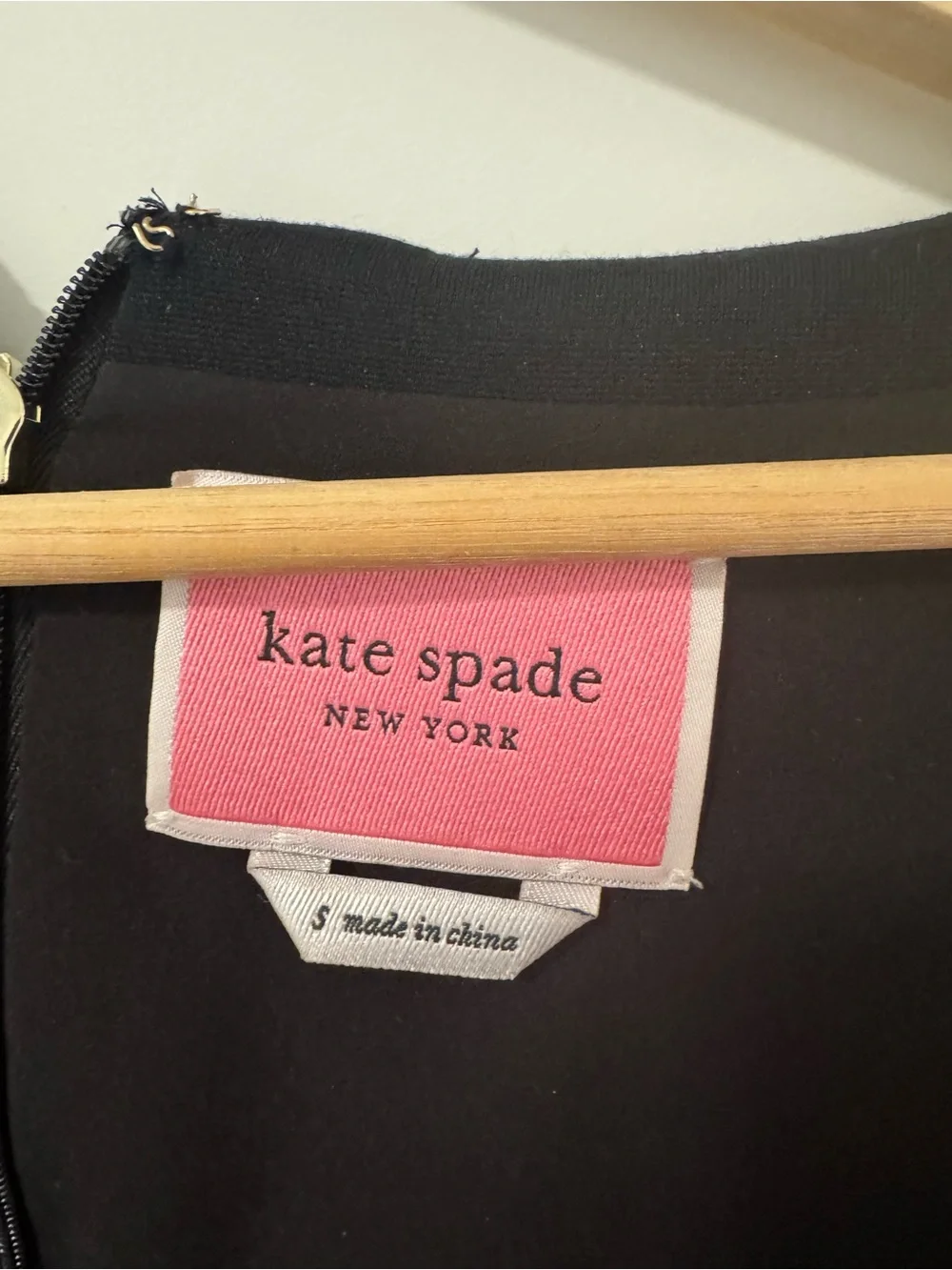 kate spade Black Puff-Sleeve Fit & Flare Midi Dress